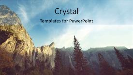  Presentation with national parks yosemite valley yosemite - Presentation consisting of yosemite national park landscapes california background and a  colored foreground