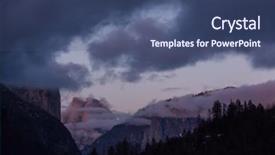  Presentation with national parks yosemite valley yosemite - Colorful PPT theme enhanced with yosemite national park landscapes california backdrop and a  colored foreground