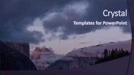  Presentation with yosemite - Cool new slide deck with yosemite national park landscapes california backdrop and a  colored foreground