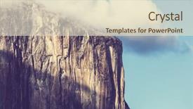  Presentation with beautiful landscapes - Audience pleasing PPT theme consisting of yosemite national park landscapes california backdrop and a  colored foreground