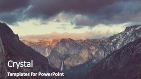  Presentation with national parks yosemite valley yosemite - Colorful presentation theme enhanced with yosemite national park landscapes california backdrop and a  colored foreground