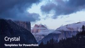  Presentation with national parks yosemite valley yosemite - PPT theme featuring yosemite national park landscapes california background and a  colored foreground