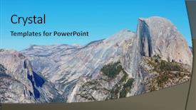  Presentation with yosemite - PPT theme consisting of yosemite national park landscapes california background and a  colored foreground
