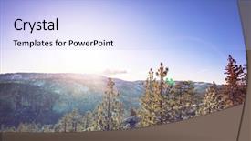  Presentation with national parks yosemite valley yosemite - PPT theme featuring yosemite national park landscapes california background and a  colored foreground