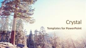  Presentation with beautiful landscapes - Theme featuring yosemite national park landscapes california background and a  colored foreground