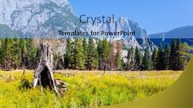  Presentation with nevada - PPT layouts having yosemite-park-is-located background and a light blue colored foreground