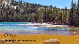  Presentation with inflatable water park - Beautiful PPT layouts featuring yosemite-park-tioga-road-warm backdrop and a gold colored foreground