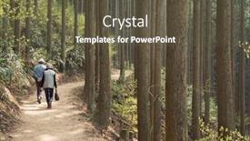  Presentation with old couple walking - 