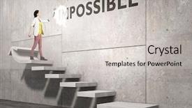  Presentation with possible - PPT theme consisting of you can make it possible mixed media background and a lemonade colored foreground