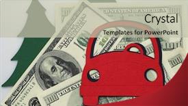  Presentation with money to buy the drugs - Presentation theme having you can reach your dream background and a  colored foreground