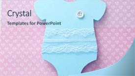  Presentation with baby shower - Amazing slide set having you card for baby shower backdrop and a cool aqua colored foreground