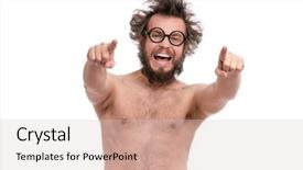  Presentation with eye popping funny cake pops - Audience pleasing slide set consisting of you cheerful and silly naked backdrop and a lemonade colored foreground