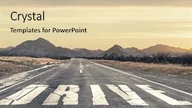  Presentation with speed - Colorful presentation enhanced with you feel need for speed backdrop and a lemonade colored foreground