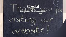  Presentation with thank - Slide deck featuring you for visiting our website background and a dark gray colored foreground