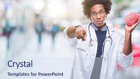  Presentation with psychology - Audience pleasing PPT layouts consisting of american neurologist doctor or psychology backdrop and a sky blue colored foreground