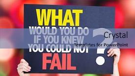  Presentation with fear - Presentation consisting of you know you could not background and a teal colored foreground