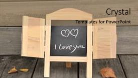  Presentation with note - Slides consisting of you note on black message background and a coral colored foreground