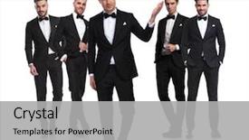  Presentation with elegant wedding - Slide deck enhanced with you to his wedding ceremony background and a light gray colored foreground