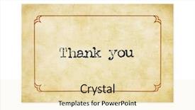  Presentation with thank - Amazing presentation design having you typed on gilded card backdrop and a lemonade colored foreground