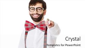  Presentation with old fashioned - Amazing PPT theme having you with big pencil backdrop and a white colored foreground