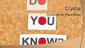  Presentation with rustic wood wooden frame - Slide deck consisting of youknow - paper sheet with question do background and a yellow colored foreground