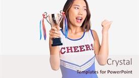  Presentation with asian - Audience pleasing presentation consisting of youn-beautiful-asian-girl-wearing backdrop and a lemonade colored foreground