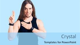  Presentation with long hair man - Amazing slides having young-adult-man-with-long backdrop and a arctic colored foreground