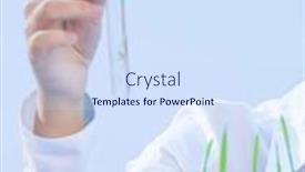  Presentation with genetic - Presentation with young-adult-woman-scientist-doing background and a  colored foreground