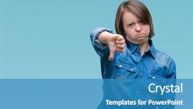  Presentation with down syndrome special education - Presentation theme with fail success - young adult woman with down background and a teal colored foreground