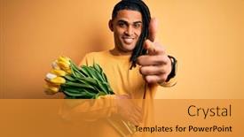  Presentation with american energy - Audience pleasing PPT layouts consisting of young-african-american-afro-romantic backdrop and a gold colored foreground