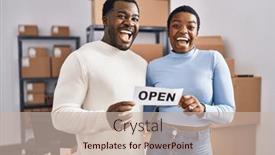  Presentation with business success - 