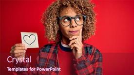  Presentation with african american woman question - Theme enhanced with young-african-american-curly-woman background and a tawny brown colored foreground