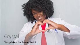  Presentation with american heart - Colorful PPT layouts enhanced with young african american doctor woman over grey grunge wall smiling in love showing heart symbol and shape with hands romantic concept backdrop and a light gray colored foreground