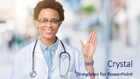  Presentation with african american couples - Amazing slides having young african american doctor woman backdrop and a  colored foreground