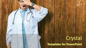  Presentation with african american talent show - Audience pleasing PPT theme consisting of young african american doctor woman wearing medical coat over isolated background peeking in shock covering face and eyes with hand looking through fingers with embarrassed expression backdrop and a tawny brown colored foreground