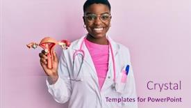  Presentation with doctor african - Cool new presentation design with young-african-american-doctor-woman backdrop and a lemonade colored foreground