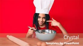  Presentation with proud american - Amazing theme having young-african-american-girl-child backdrop and a coral colored foreground