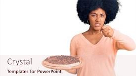  Presentation with italian american - Colorful PPT theme enhanced with young-african-american-girl-holding backdrop and a lemonade colored foreground