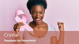  Presentation with proud american - PPT layouts enhanced with young-african-american-girl-holding background and a coral colored foreground