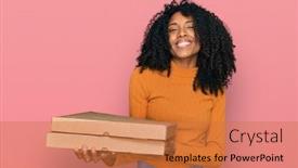  Presentation with pizza delivery - 