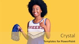  Presentation with american energy - Slide deck enhanced with young-african-american-girl-wearing background and a yellow colored foreground