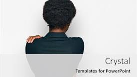  Presentation with self love - Cool new presentation design with young-african-american-girl-wearing backdrop and a white colored foreground