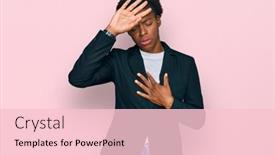  Presentation with flu virus - Cool new presentation theme with young-african-american-girl-wearing backdrop and a lemonade colored foreground