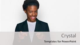  Presentation with american energy - Audience pleasing slide set consisting of young-african-american-girl-wearing backdrop and a light gray colored foreground