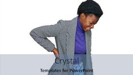  Presentation with backache - Cool new PPT theme with young-african-american-girl-wearing backdrop and a seafoam green colored foreground