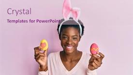  Presentation with american - PPT theme having young-african-american-girl-wearing background and a lemonade colored foreground