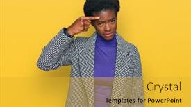  Presentation with skin infection - Presentation consisting of young-african-american-girl-wearing background and a gold colored foreground