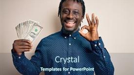  Presentation with african american couples on the mountains - Cool new PPT theme with young-african-american-man-holding backdrop and a ocean colored foreground