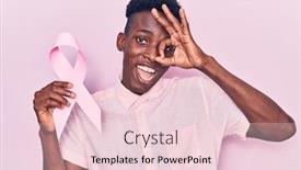  Presentation with cancer - Cool new theme with young-african-american-man-holding backdrop and a lemonade colored foreground