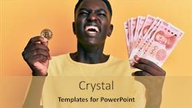  Presentation with chinese american - Slide deck featuring young-african-american-man-holding background and a yellow colored foreground